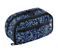 PVC Pencil Case Sequin Midnight Design Big Capacity Waterproof Pencil Case