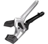 PVC Pipe Cutter, 0-51mm Ratcheting Pipe Cutter Ratchet Plastic Pipe Cutter, Self Locking PVC Cutter PVC Pipe Shear Pex Pipe Cutter Plastic Hoses and Plumbing Tube Cutting Tool with Safety Lock