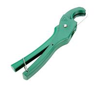 PVC Pipe Cutter with Ratchet Scissors, Aluminium Alloy Tube Cutting Hand Tool, High Precision Effort - Saving Design for PVC PP PU PE Pipes, Compact Green Pipe Cutter for DIY and