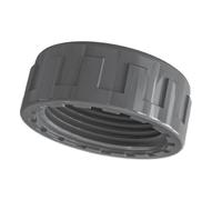 PVC Pipe End Cap Fitting, 32mm/1.26" ID Furniture Grade Pipe End Cap Plug Adapter Pipe Plug Socket Fittings for Sewer Drain Pipe Connections, DIY Garden Shelf Gray. 40mm