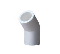 PVC Pipe Fitting White PVC Fitting Water Pipe Joints 16MM, 45 Degree/Elbow/Straight Greenhouse Frame Building Connector 1pc(Green)