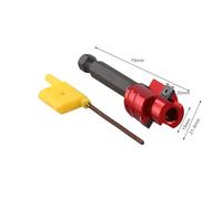 PVC Pipe Reamer 6.35mm Hex Shaft Plumbing Tool ABS Drain Water | This metal plumbing tool removes burrs to clean pipes, helping you create leak-free joints secure installations.