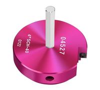 PVC Pipe Reamer for 4 Inch ID Pipes, PVC Fitting Saver with 3/8-Inch Hex Shaft,Socket Saver Plastic Pipe Fitting Reamer Tool for Plumbing Sch.40 CPVC ABS Socket Hub Coupling Removing,Fit 1/2" Drills