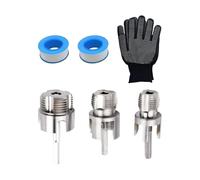 Pvc Pipe Threader Kit,Carbon Steel Integrated | Pvc Pipe Tapping Tool for Electric Drill,for Wiring Repair Fitting Conduit Electrical Home Improvement