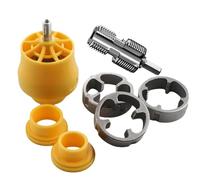 PVC Pipe Threader with Various Die Sizes PVC Pipe Thread Maker Tool for Electric Drill Reusable Plastic Tube 3 Round Die for Cutting