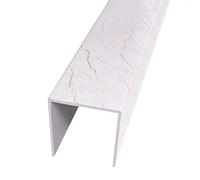 PVC Pipe Trunking Ducting Cover100cm x 20cm x 10cm U Shape Cable Management Channel for Indoor Bathroom & Kitchen Conceal Venting Pipes White 1030cm Wide Options