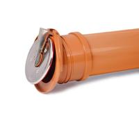 PVC Plastic Check Flap Valve Self Activating End Drainage Backwater 160mm