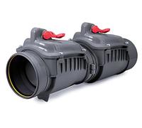 PVC Plastic Check Sewage Drain Non-Return Double Flap Valve Backwater Prevented 160mm