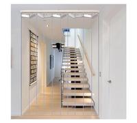 Pvc Plastic Curtain Strips Walk-in Cooler Plastic Strips 0.06'' Thickness Cortina Para Puerta Smooth Waterproof Vinyl Door Strips for Freezer Warehouse Garage Commercial Doors(Color:Clear-1,Size:180x2