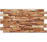 PVC Plastic Wall Panels 3D Decorative Tiles Cladding - Karelian (Pack 12 pcs/5.88 sqm)