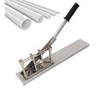 PVC Plastic Wire Slot Cutting Machine, Cut 45°/90°Mitre Angles Duct Cutter, 28.8 cm Blade Length, Adjustable Wiring 100x100mm PE Pipe Hose Scissor