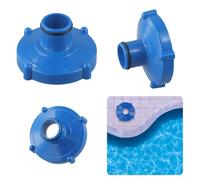 PVC Pool Hose Adapter 80mm Inner to 32mm Outer Blue and Gray Replacement Connector for Intex Pool Equipment Secure Fit for Vacuum Cleaner and Filtration System(Gray)