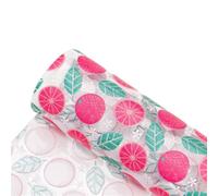 PVC Printed Leather Roll, Transparent PVC Jelly Vinyl 0.3mm Jelly Synthetic Leather Fabric Sheets PVC Translucent Shiny Vinyl(Color-7,Half yard 50 x120cm)