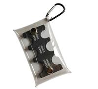 PVC Purse Wallets Travel Multi Position Coin Purse Money Bag Japanese Yen Coin Holder Organizers Clear Card Sleeves Keychain Purses