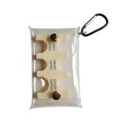 PVC Purse Wallets Travel Multi Position Coin Purse Money Bag Japanese Yen Holder Organizers Clear Card Sleeves Keychain Purses