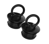 PVC Push-in Boat Drain Plug Compatible with T-H Marine Overflow Drain Tubes, for 1-1/2” Thru-Hull Drains, Livewell Boat Plug Prevent Water Overflow (2 Pcs)