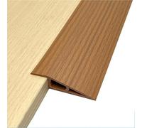 PVC Quadrant Trim,Corner Edging Strip,10Ft/118in Floor Transition Self Adhesive Carpet To Tile Threshold Strips, Peel And Stick(Yellow Oak)