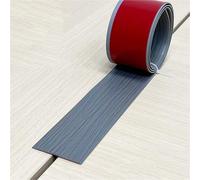 PVC Quadrant Trim,Corner Edging Strip,10FT/3Meters×2" Threshold,Carpet Door Stripstrips, Floor Transition Strips(Grey Wood Grain,5cm/2")