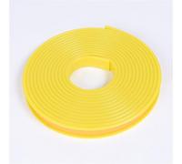 PVC Quadrant Trim,Corner Edging Strip,9-40MM U Shape Furniture Edge Banding, 2M/16.4FT Self Adhesive Flexible, 5x16mm TPE Guards(Yellow,9mm)