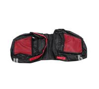 PVC Red Bike Rear Rack Bag Large Capacity for Outdoor Use | Removable design, easy to install, fits a bike tail lamp, rear shelf carry bag for cycling
