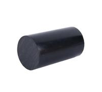 PVC Rod Black Plastic Engineering Round Bar Billet Spacer Length 100 200 500 1000mm For Different Industries 1pc(100MM*70MM)