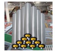 PVC Roller Conveyor Set Non-Powered Replacement for Agricultural & Industrial Use Perfect for Various Applins -Versatile Heavy-Duty Design