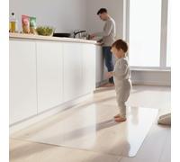 PVC Rolling Chair Mat for Carpet, Clear Office Chair Mats for Hard Floors 0.08in Transparent Wood Tile Protection Mat，Scratch Resistant Computer(68" x 72")
