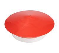 PVC Roof Vent Rain Cap for 160-250mm Chimney Flue Pipes | One-piece Umbrella Design, Slant Mounting Style, Aging Resistant PVC, Rooftop Installation for Chimneys