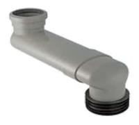 PVC S-Elbow: D90Mm Di100-105.6Mm Grey (388.351.29.1)