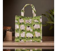 PVC Shopping Bag - Small Ulster Weavers Woolly Sheep 100% Cotton/PVC Coating