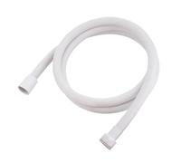 PVC Shower Hose Flexible Tube for Bathroom Head 1.5/2.0/3.0/4.0M Golden Silver Black Accessories for Bath Taps(White,300cm)