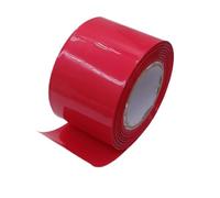 PVC Shrink Wrap Red Tube Sleeve - 1-20m Heat Shrinkable Tubing for Wire Harness Wrapping (1pc)(60mmx5meters)