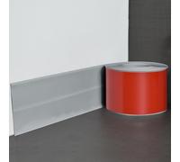 PVC skirting Board, Soft skirting Board, self-Adhesive Finishing Strip, Joint Sealing Tape, Flexible Folding Strip, can be Cut to Size, Waterproof skirting Board for Kitchen and Bathroom (Gray-18m)