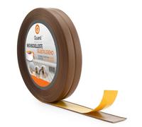 Pvc Skirting Board Trim Self-Adhesive Flexible 800-10 - 5M Roll 10X10mm Brown