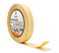 Pvc Skirting Board Trim Self-Adhesive Flexible 800-10 - 5M Roll 10X10mm Cream