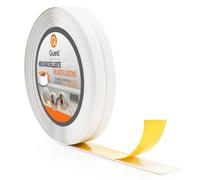 Pvc Skirting Board Trim Self-Adhesive Flexible 800-10 - 5M Roll 10X10mm White