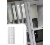 PVC Sliding Multifold Door, Customizable Size for Cupboard and Kitchen, Retractable Screen Gate Solution