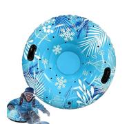 PVC Snow Buoy - Inflatable Buoy 40" for | Thickened Winter Sledge with Handles | Inflatable Ski Buoys for Teens & Adults | Outdoor Snow Games, Garden