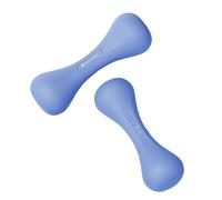 PVC Soft Dumbbell Set for Home Workout, 3 Weight Options with Elastic Anti-Slip Design, Women's Arm Toning & Yoga Fitness Equipment, Eco-Friendly Exercise Weights(Blue - 10LB/5LB each)