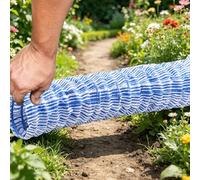 PVC Soft Infiltration French Drain Pipe, 6 Inch Corrugated Pipe for Rapid Drainage, Convenient Connection & Customizable, Suitable for Gardens Lawns & Patios, L-25m/82ft