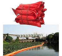 PVC Solid Floating Oil Containment Boom, Emergency Marine Spill Barrier for Water Pollution Control & Flood Prevention