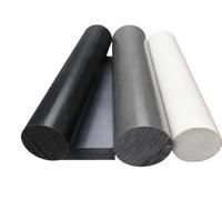 PVC Solid Round Bar, 10mm Diameter, Black/White/Grey Color, Acid And Alkali Resistant, Insulating Plastic Rod(10mm dia. grey)