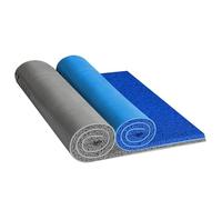 PVC Sound Deadening MatNoise Reduction & Vibration Dampening Water Drainage Pad for Patio Covers Iron & AC Units Shock Absorbing Mat (Gray 0.6x1m/23.6x39.3in)