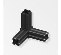 PVC Square Tube Profile 23.5mm x 23.5mm White System DIY Box Section 1 -2.5Mtr