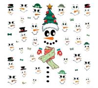 PVC Static Snowman Decal 31cm No Glue PVC Static Snowman Decal(Snowman A)