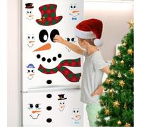 PVC Static Snowman Decal 31cm No Glue PVC Static Snowman Decal(Snowman B)