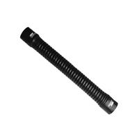 PVC Steel Wire Helix Flexible Hose Pipe, Silicone Steel Wire Corrugated Pipe Red High Temperature and Pressure Resistant Air Duct(Black,500MM-ID 100MM)