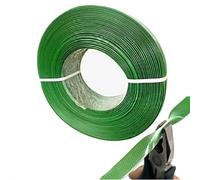 PVC Strapping Tape, PET Strapping Rolls, Heavy-duty Packaging Strapping Rolls, Strapping Tape For Packaging And Pallet Strapping, Hand-woven(Green-A,680m)