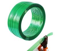 PVC Strapping Tape, PET Strapping Rolls, Heavy-duty Packaging Strapping Rolls, Strapping Tape For Packaging And Pallet Strapping, Hand-woven(Green-B,680m)