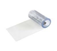 PVC Strip Curtain for Door Insulation Windproof Dust Barrier for Air Conditioned Rooms Kennels Doghouses and Storage Areas Transparent Design (2M)